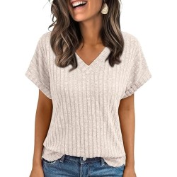 Womens Spring Tops 2026 Summer Dressy Casual Blouses Short